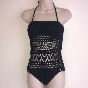 Lace Black One Piece